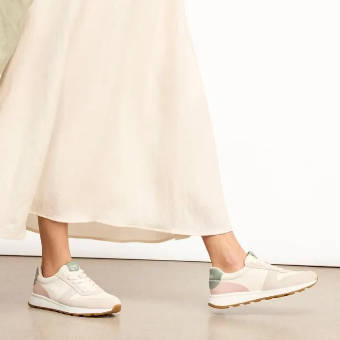 Toms Slip Ons TRVL LITE Retro Runner Sneaker Water Repellent Natural Egret Suede 8211 Women Toms Slip Ons TRVL LITE Retro Runner Sneaker Water Repellent Natural Egret Suede 8211 Women