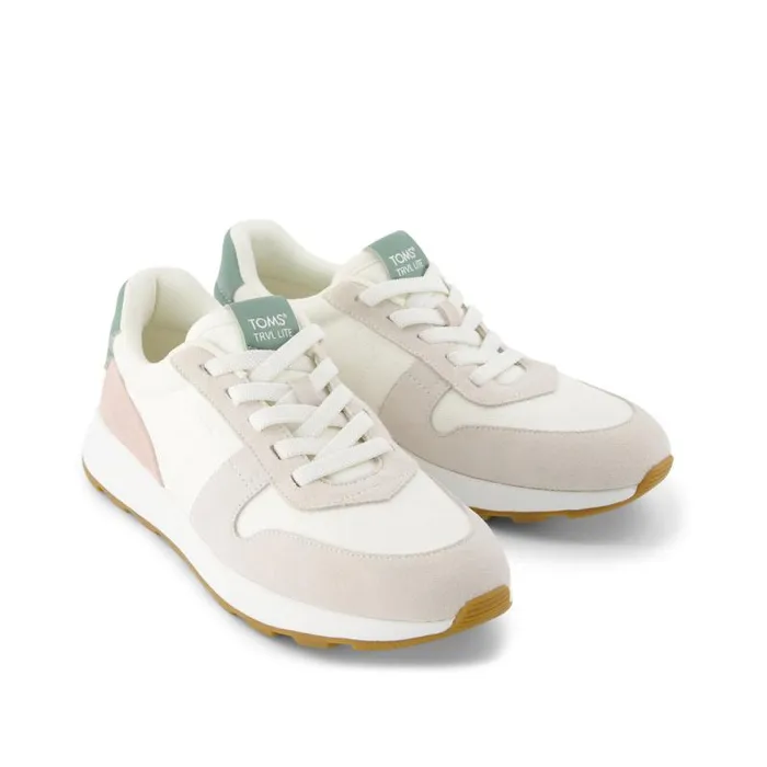 Toms Slip Ons TRVL LITE Retro Runner Sneaker Water Repellent Natural Egret Suede 8211 Women Toms Slip Ons TRVL LITE Retro Runner Sneaker Water Repellent Natural Egret Suede 8211 Women