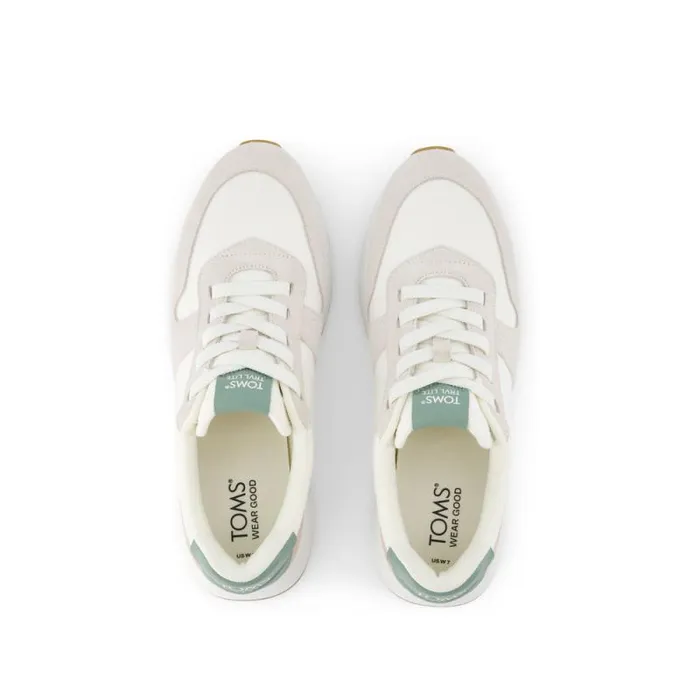 Toms Slip Ons TRVL LITE Retro Runner Sneaker Water Repellent Natural Egret Suede 8211 Women Toms Slip Ons TRVL LITE Retro Runner Sneaker Water Repellent Natural Egret Suede 8211 Women