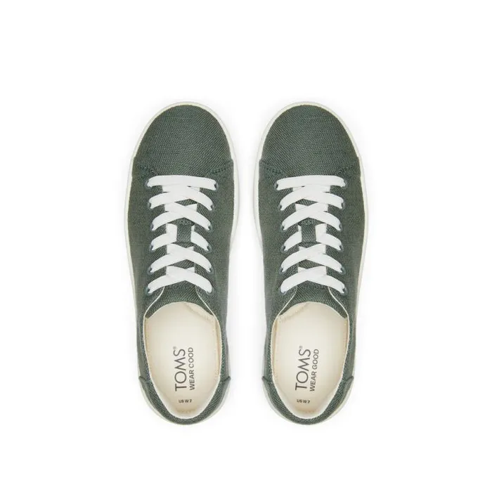 Toms Slip Ons Verona LaceUp Sneaker Bonsai Green 8211 Women Toms Slip Ons Verona LaceUp Sneaker Bonsai Green 8211 Women