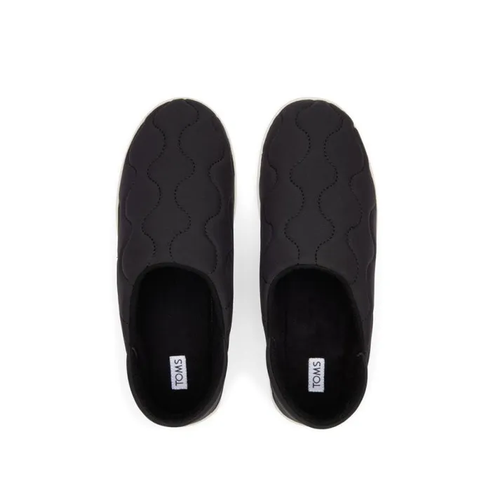 Toms Slippers Ezra Convertible Slipper Black Quilted Cotton 8211 Men Toms Slippers Ezra Convertible Slipper Black Quilted Cotton 8211 Men