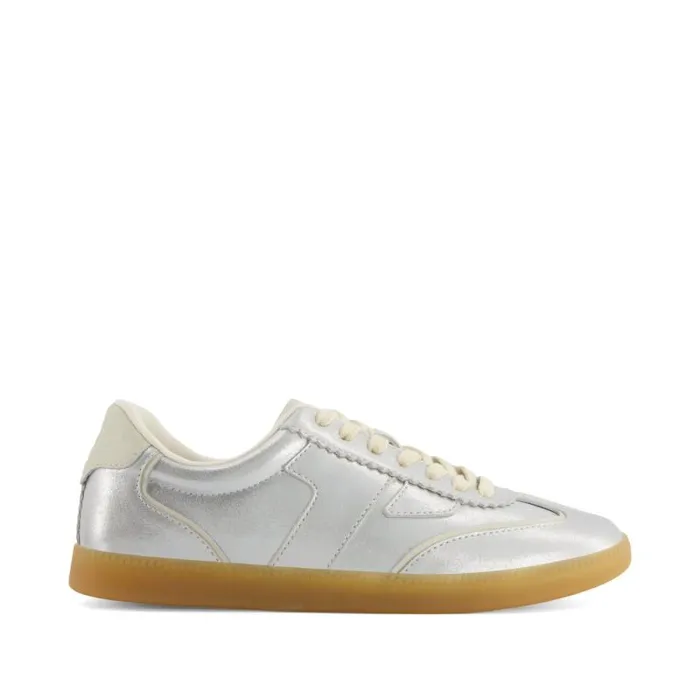 Toms Sneakers Collins Casual LaceUp Sneaker Silver Metallic Leather 8211 Women Toms Sneakers Collins Casual LaceUp Sneaker Silver Metallic Leather 8211 Women