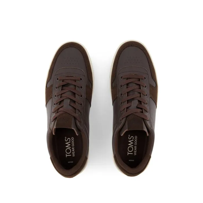 Toms Sneakers TRVL LITE Court Sneaker Brown Leather 8211 Men Toms Sneakers TRVL LITE Court Sneaker Brown Leather 8211 Men