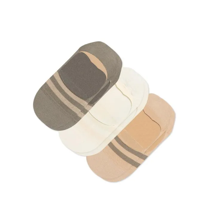 Toms Socks Classic No Show Socks 3 Pack Mixed Neutrals 8211 Gear