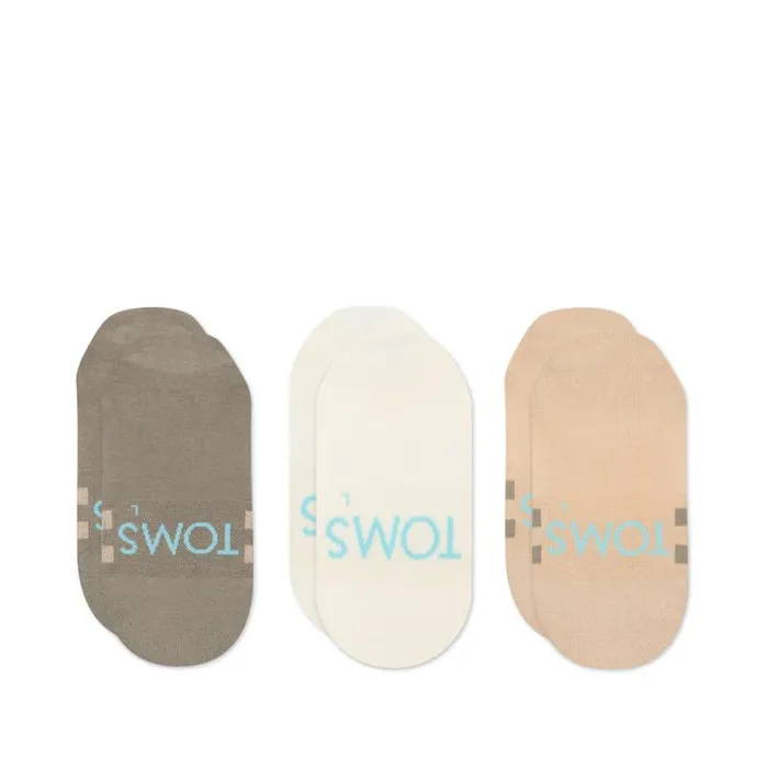 Toms Socks Classic No Show Socks 3 Pack Mixed Neutrals 8211 Gear Toms Socks Classic No Show Socks 3 Pack Mixed Neutrals 8211 Gear