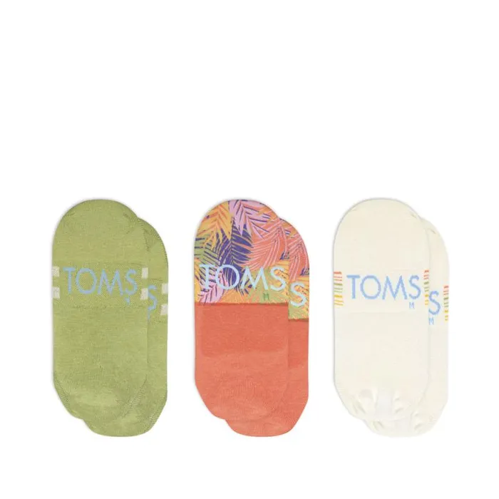 Toms Socks Classic No Show Socks 3 Pack Palms 8211 Gear Toms Socks Classic No Show Socks 3 Pack Palms 8211 Gear