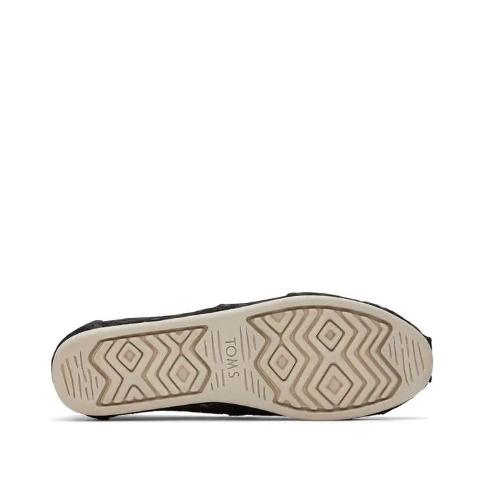 Toms TOMS Classics Alpargata Cloudbound Black Basket Weave Lace 8211 Women Toms TOMS Classics Alpargata Cloudbound Black Basket Weave Lace 8211 Women
