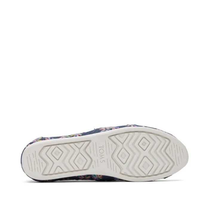 Toms TOMS Classics Alpargata Cloudbound Embroidered Floral Navy 8211 Women Toms TOMS Classics Alpargata Cloudbound Embroidered Floral Navy 8211 Women