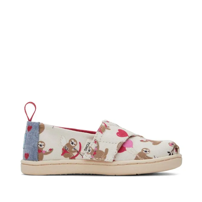 Toms TOMS Classics Alpargata Toddler Shoe Valentines Day Sloths 8211 KidsWomen Toms TOMS Classics Alpargata Toddler Shoe Valentines Day Sloths 8211 KidsWomen