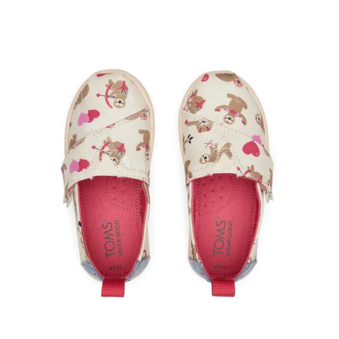 Toms TOMS Classics Alpargata Toddler Shoe Valentines Day Sloths 8211 KidsWomen Toms TOMS Classics Alpargata Toddler Shoe Valentines Day Sloths 8211 KidsWomen