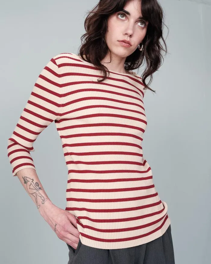TOP BORDEAUX NATHAN Shop Grace and Mila Striped Jumpers