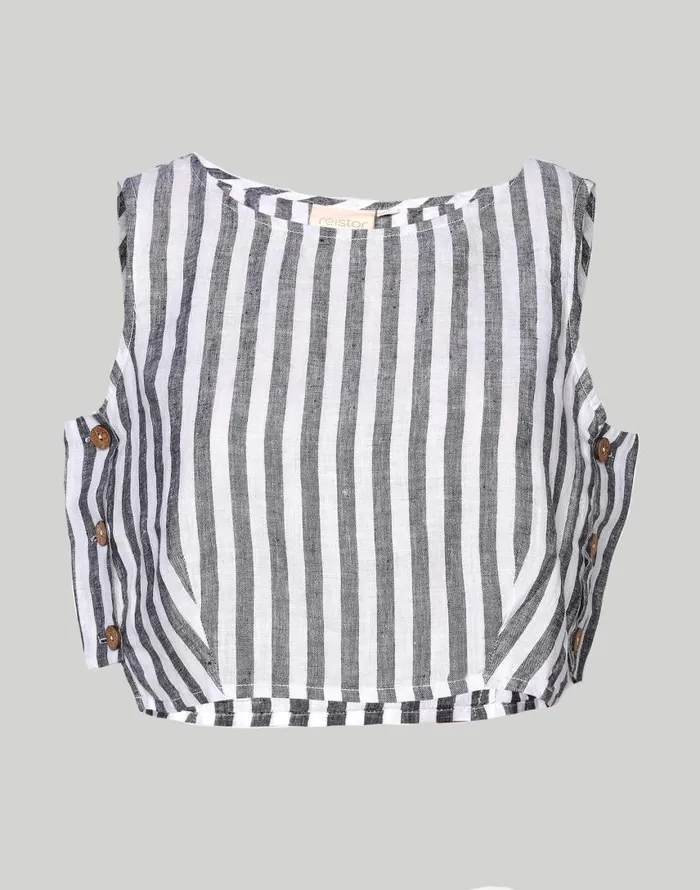 Tops and Shirts Women Madewell Reistor Boxy Crop Top White