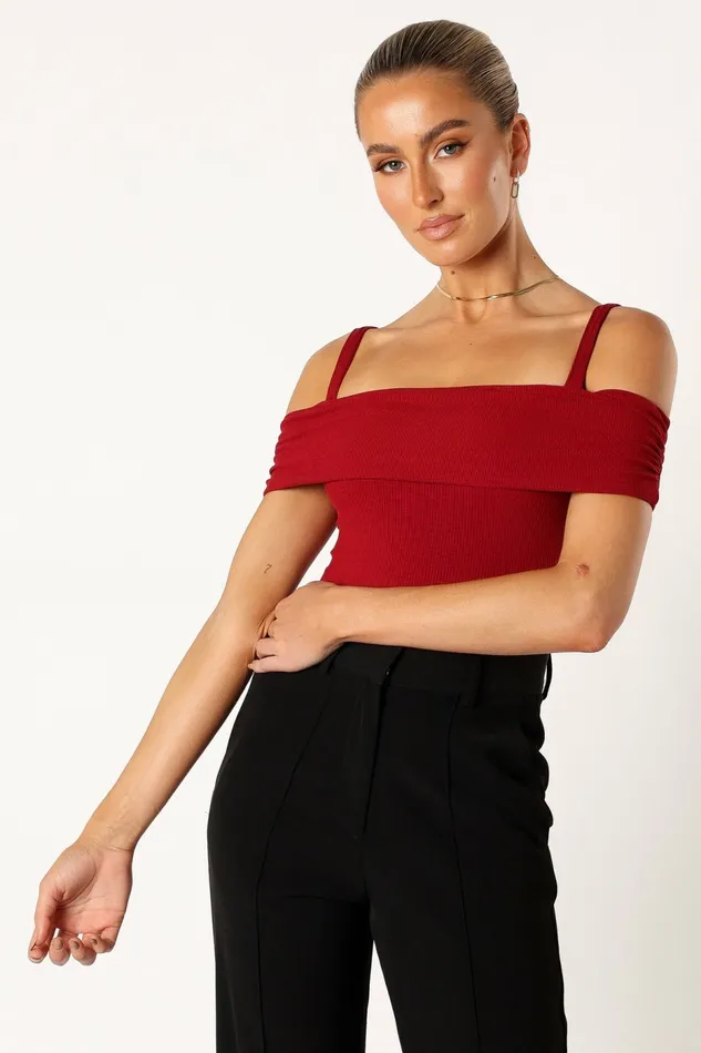Tops Ryder Bodysuit Wine 8211 Petal and Pup Women