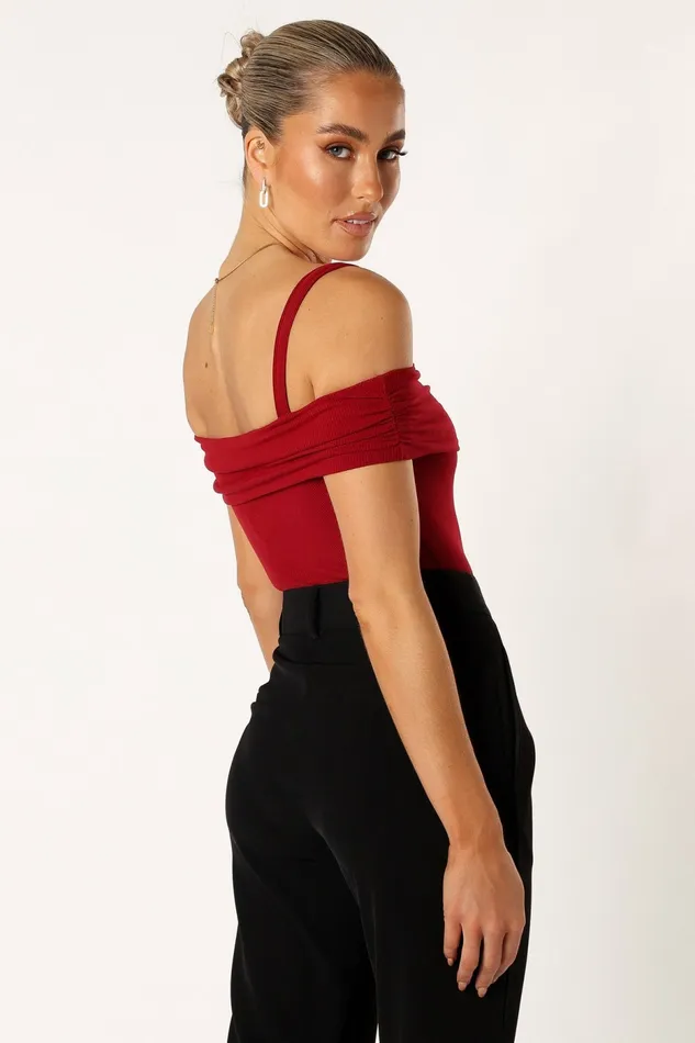 Tops Ryder Bodysuit Wine 8211 Petal and Pup Women