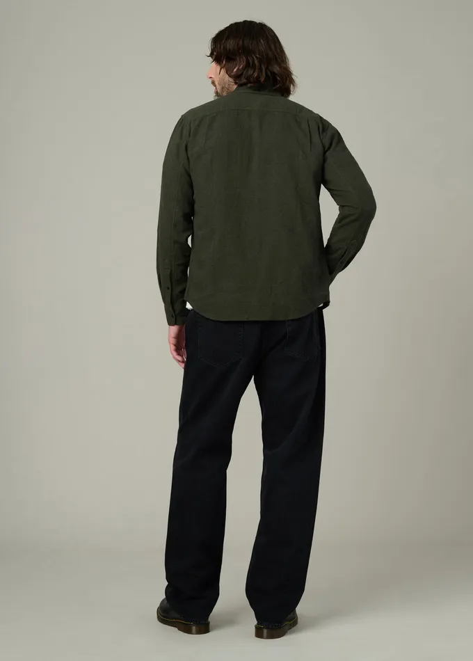 Tops Tees Joe8217s Jeans Men CHESTER FLANNEL SHIRT Dusty Olive