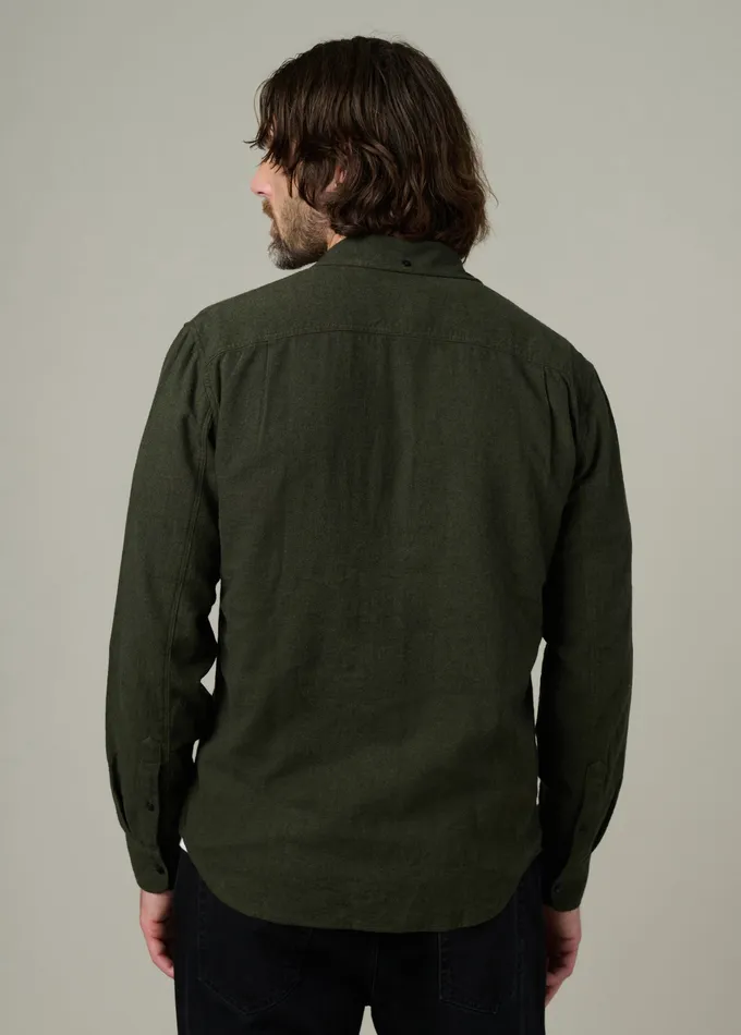 Tops Tees Joe8217s Jeans Men CHESTER FLANNEL SHIRT Dusty Olive