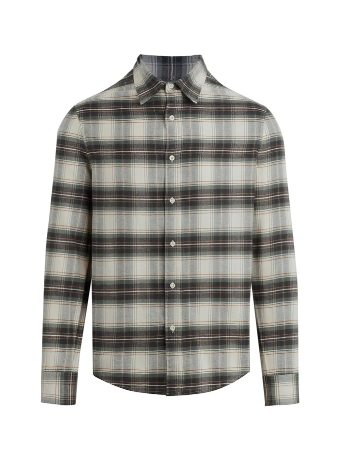 Tops Tees Joe8217s Jeans Men OLIVER FLANNEL SHIRT Agave Plaid