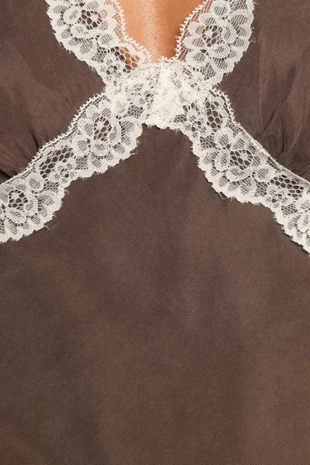 Tops Women Petal and Pup Elianna Top Brown White