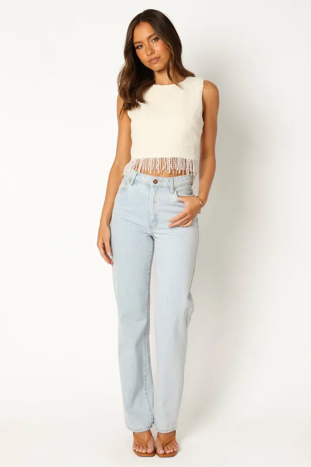 Tops Women Petal and Pup Milana Top Cream