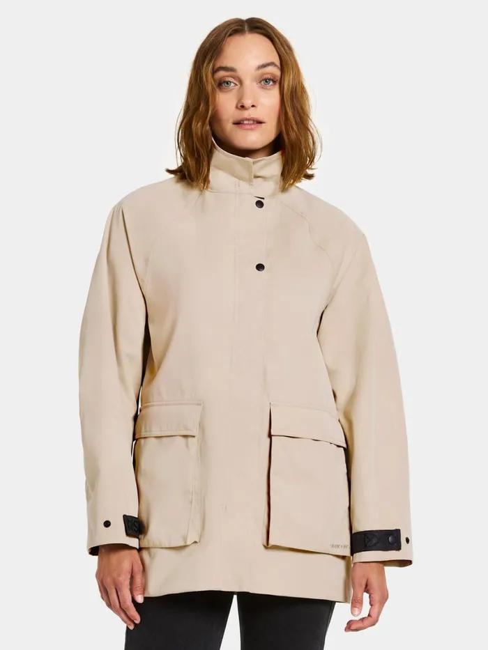 Torri Jacket Clay Beige Women Didriksons Spring Jackets