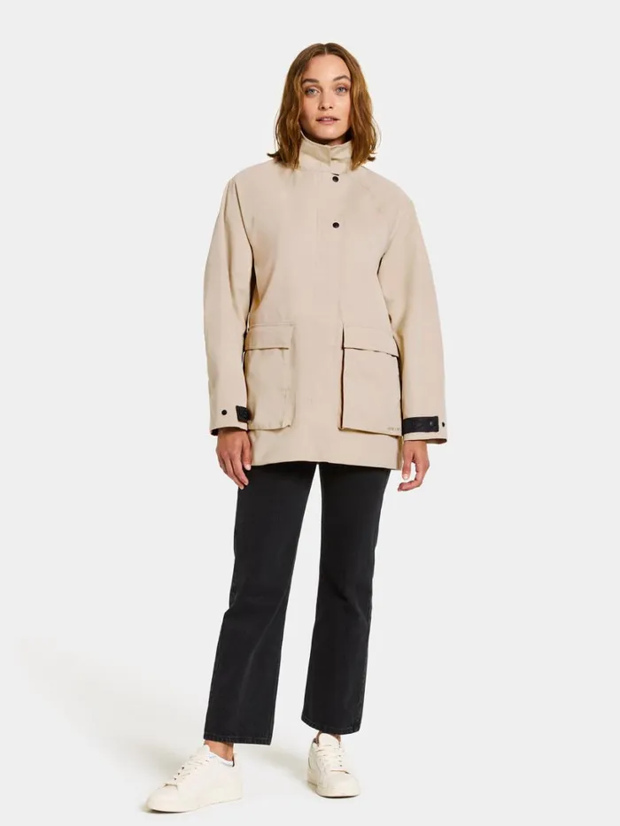 Torri Jacket Clay Beige Women Didriksons Spring Jackets