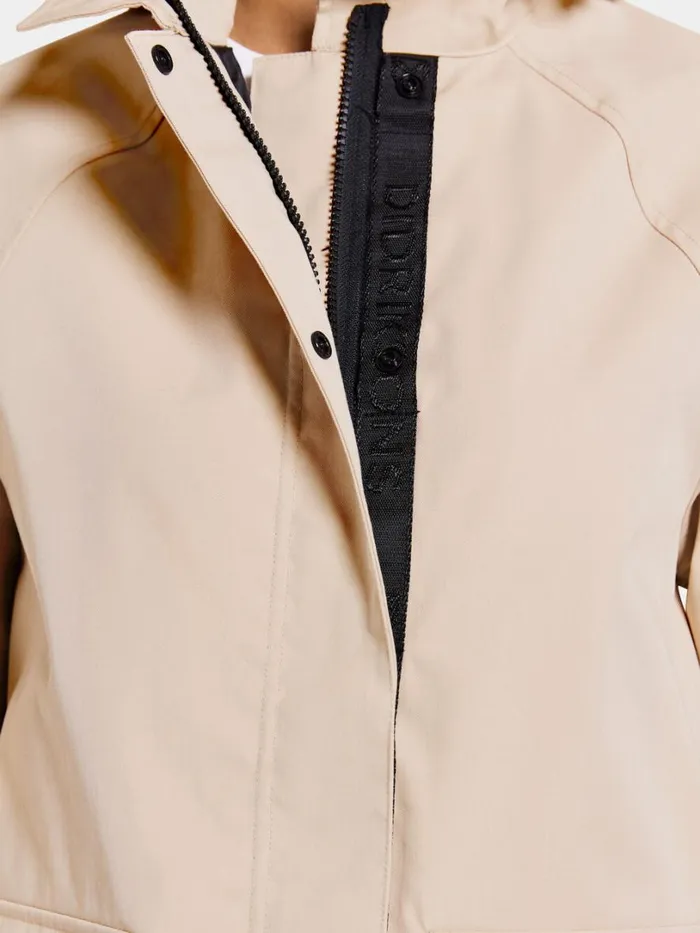 Torri Jacket Clay Beige Women Didriksons Spring Jackets