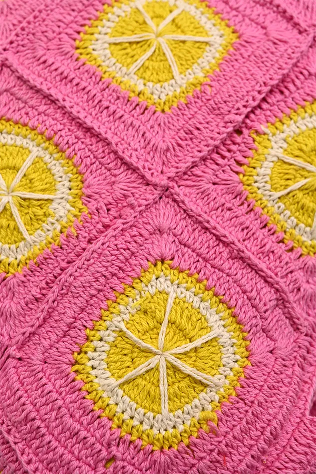 Totes America and Beyond Women Lime Crochet Beach Tote