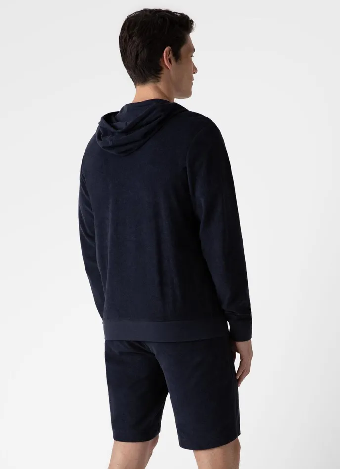 Towelling Hoody Navy Men SUNSPEL Sweatshirts and Sweatpants