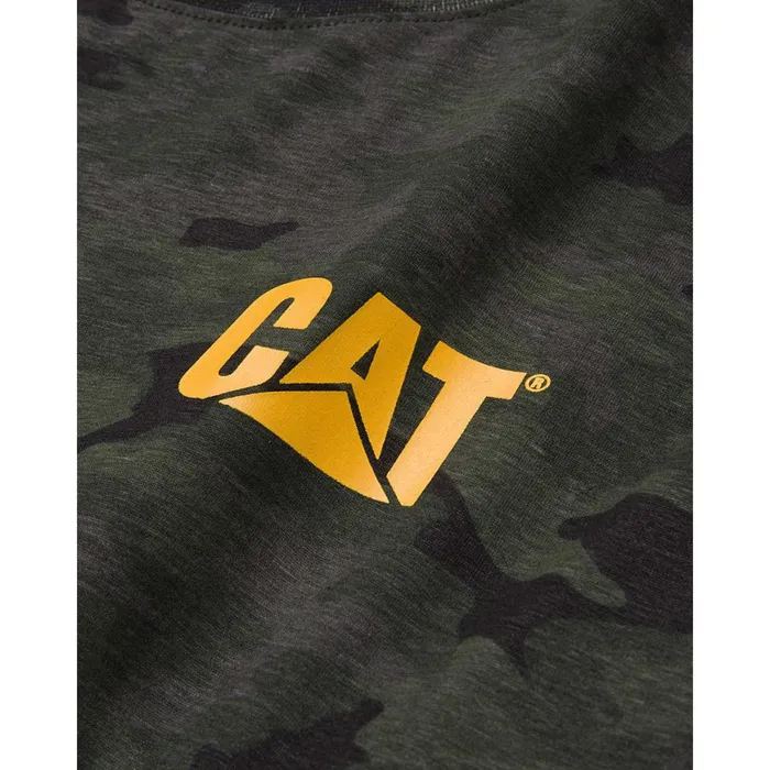 Trademark Banner Long Sleeve Tee Night Camo Men Cat Footwear Tops and Outerwear