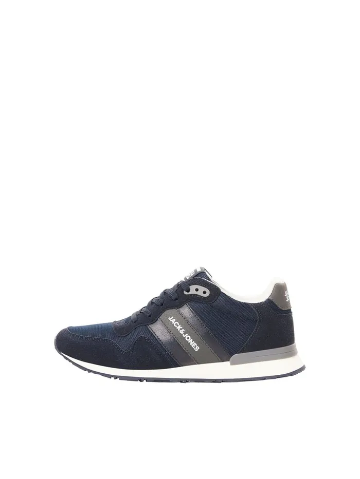 Trainers JACK and JONES Mens MESH SNEAKERS Blue Navy Blazer Gift 4 You