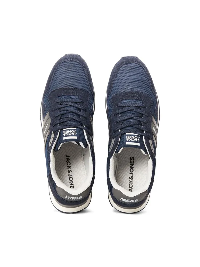 Trainers JACK and JONES Mens MESH SNEAKERS Blue Navy Blazer Gift 4 You