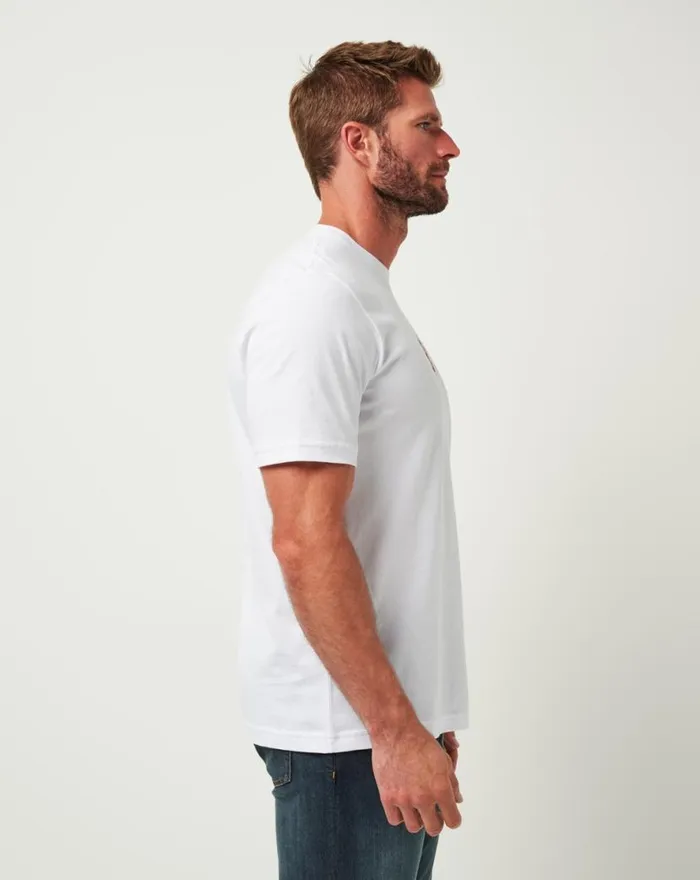 TravisMathew BOSTON RED SOX IN THE DUGOUT TEE White Men Tees TravisMathew BOSTON RED SOX IN THE DUGOUT TEE White Men Tees