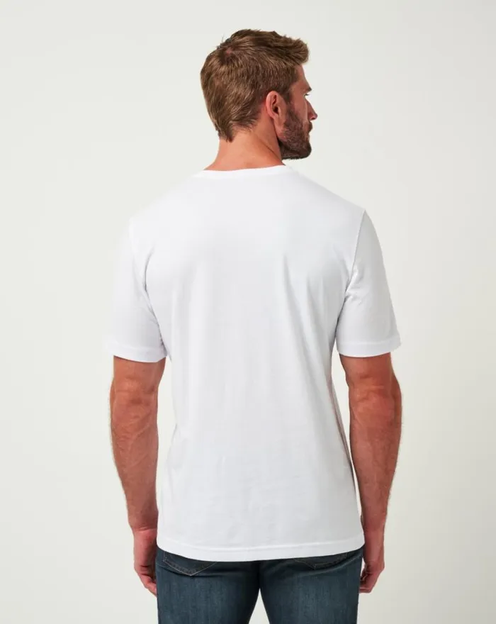 TravisMathew BOSTON RED SOX IN THE DUGOUT TEE White Men Tees TravisMathew BOSTON RED SOX IN THE DUGOUT TEE White Men Tees
