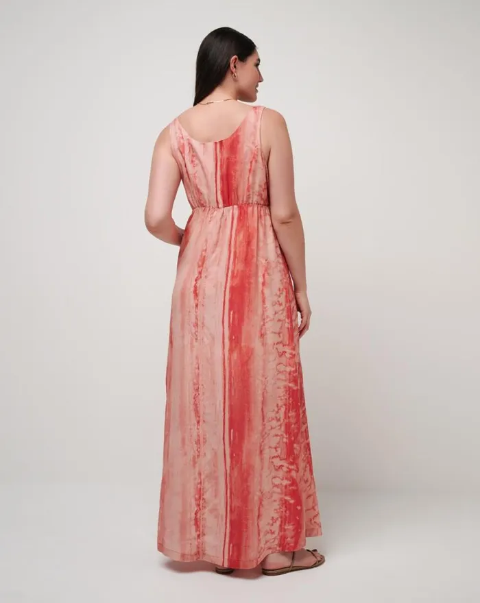 TravisMathew CITY TO SHORE MAXI DRESS Shell Pink Women Dresses TravisMathew CITY TO SHORE MAXI DRESS Shell Pink Women Dresses