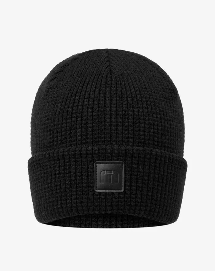 TravisMathew CLOUD WAFFLE BEANIE Black MenWomen Beanies