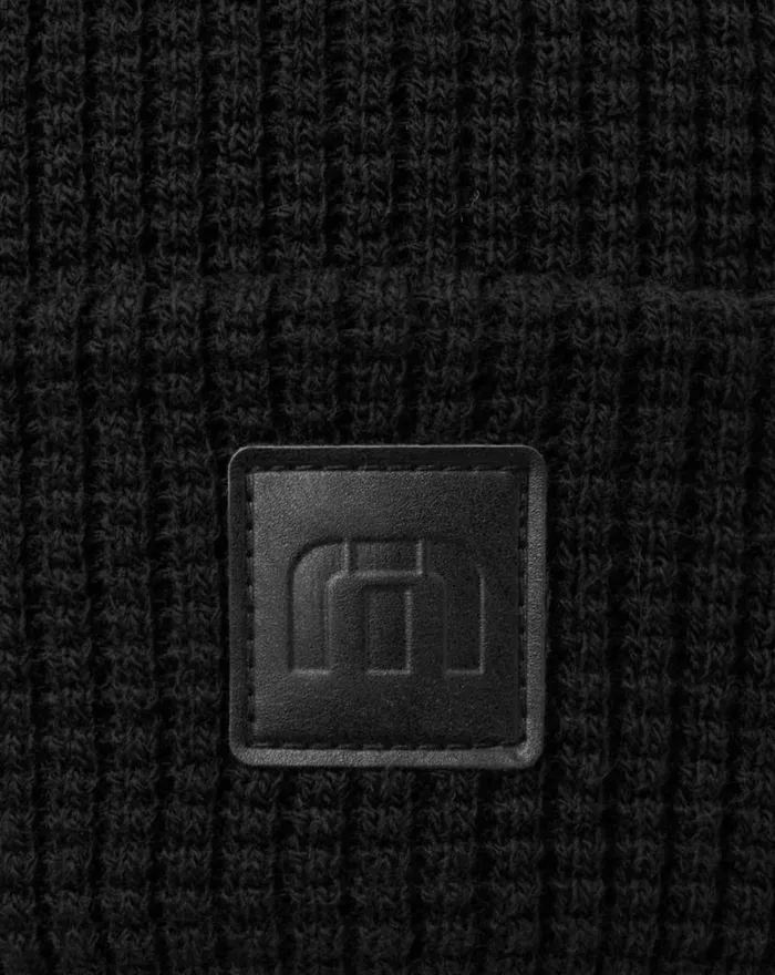 TravisMathew CLOUD WAFFLE BEANIE Black MenWomen Beanies TravisMathew CLOUD WAFFLE BEANIE Black MenWomen Beanies