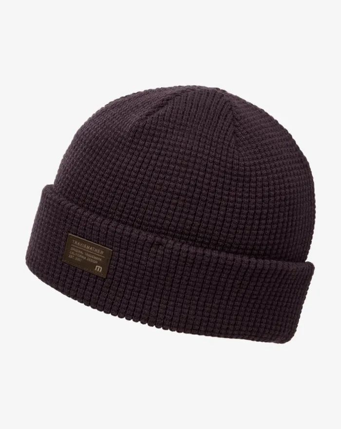 TravisMathew CLOUD WAFFLE BEANIE Plum MenWomen Beanies TravisMathew CLOUD WAFFLE BEANIE Plum MenWomen Beanies