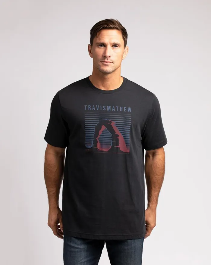 TravisMathew COOL COYOTE TEE Black Men Tees
