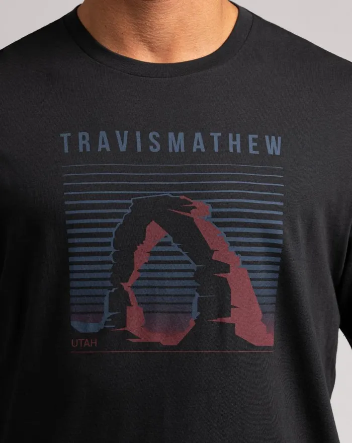TravisMathew COOL COYOTE TEE Black Men Tees TravisMathew COOL COYOTE TEE Black Men Tees