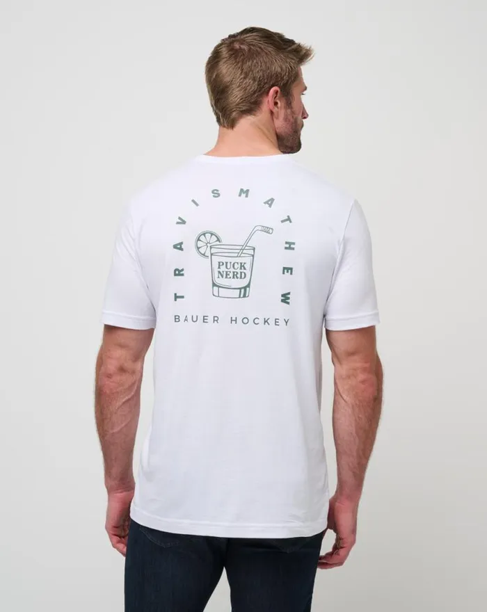 TravisMathew DUMP AND CHASE TEE White Men Tees