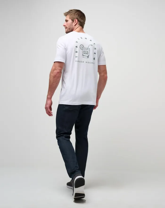 TravisMathew DUMP AND CHASE TEE White Men Tees TravisMathew DUMP AND CHASE TEE White Men Tees