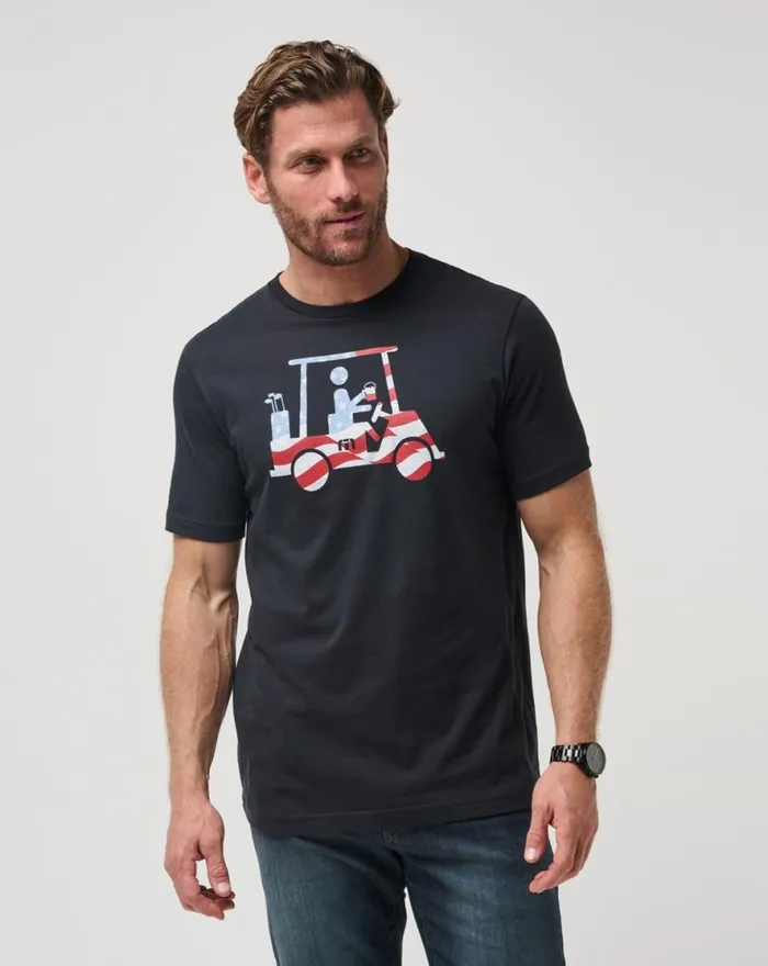 TravisMathew FIVE K DAY TEE Black Men Tees