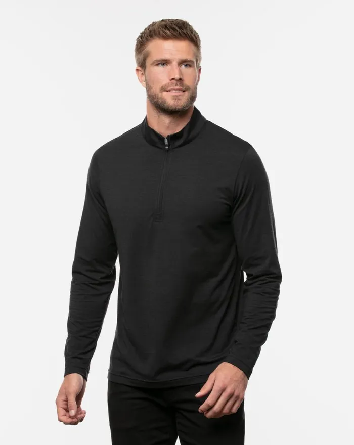 TravisMathew HAVASU 20 QUARTER ZIP Black Men Quarter Zips