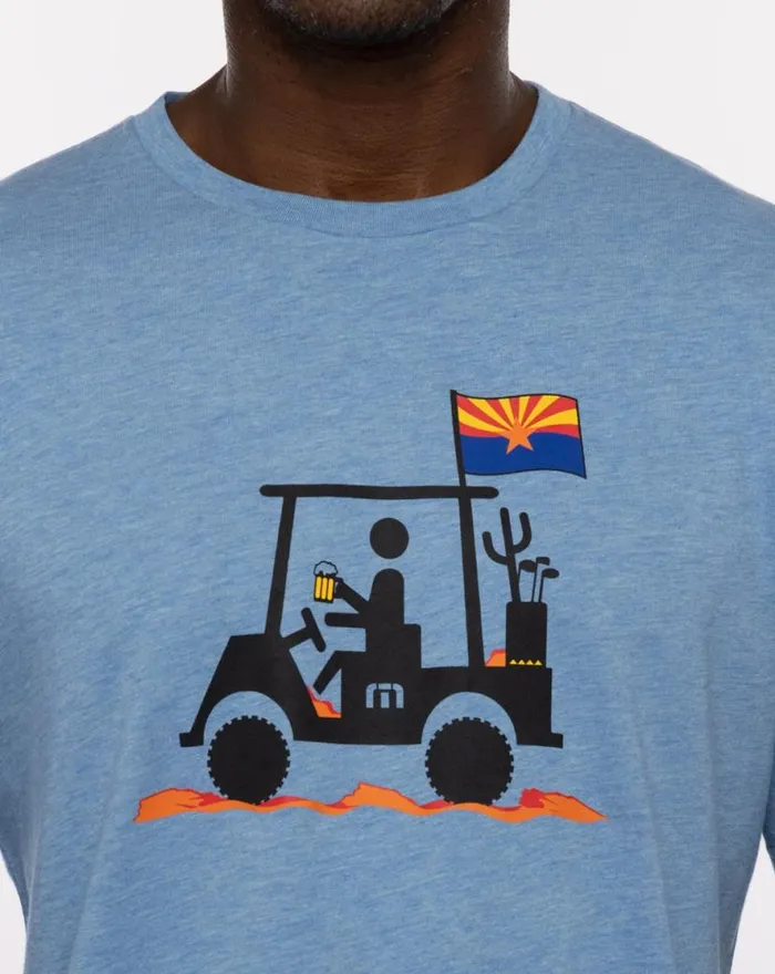 TravisMathew MAN OF THE DESERT 20 TEE Heather Allure Men Tees