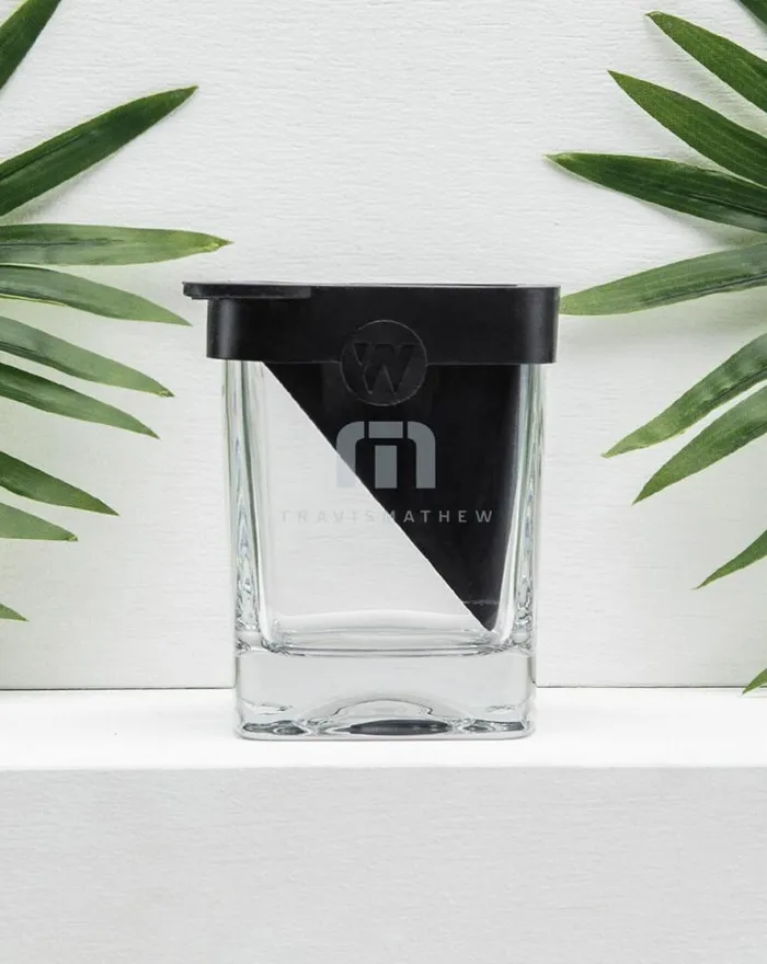TravisMathew NIGHTCAP 20 WHISKEY WEDGE Clear MenWomen Drinkware TravisMathew NIGHTCAP 20 WHISKEY WEDGE Clear MenWomen Drinkware
