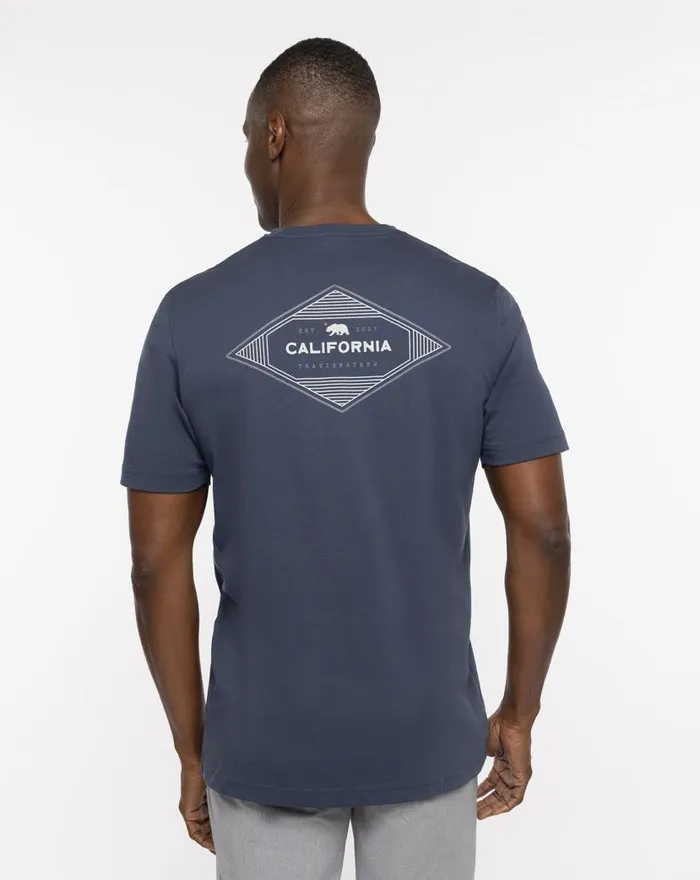 TravisMathew NORTH BEACH TEE Blue Nights Men Tees