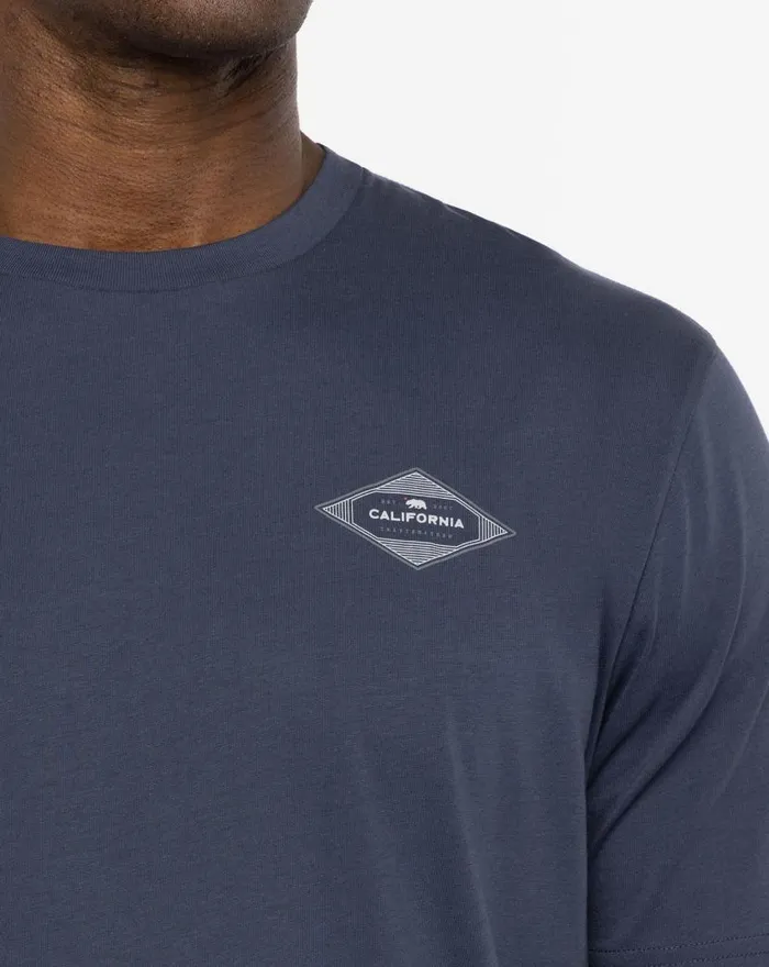 TravisMathew NORTH BEACH TEE Blue Nights Men Tees TravisMathew NORTH BEACH TEE Blue Nights Men Tees