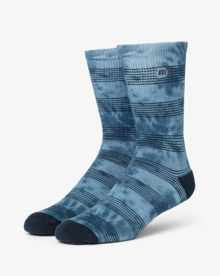 TravisMathew PACIFIC PLUNGE CREW SOCK Light Teal MenWomen Socks