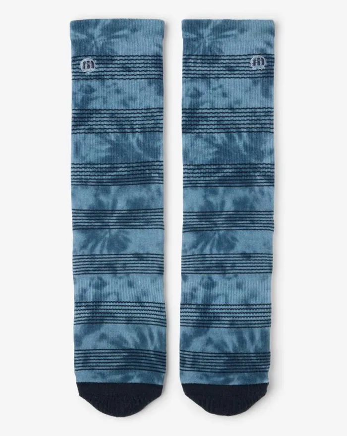 TravisMathew PACIFIC PLUNGE CREW SOCK Light Teal MenWomen Socks TravisMathew PACIFIC PLUNGE CREW SOCK Light Teal MenWomen Socks