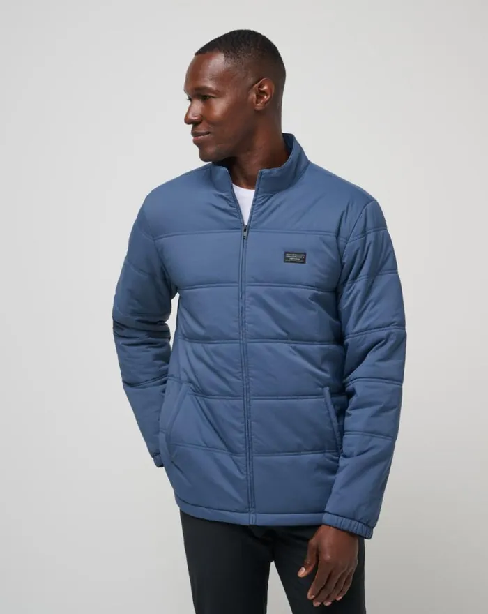 TravisMathew PALISADES PUFFER JACKET Navy Men Jackets